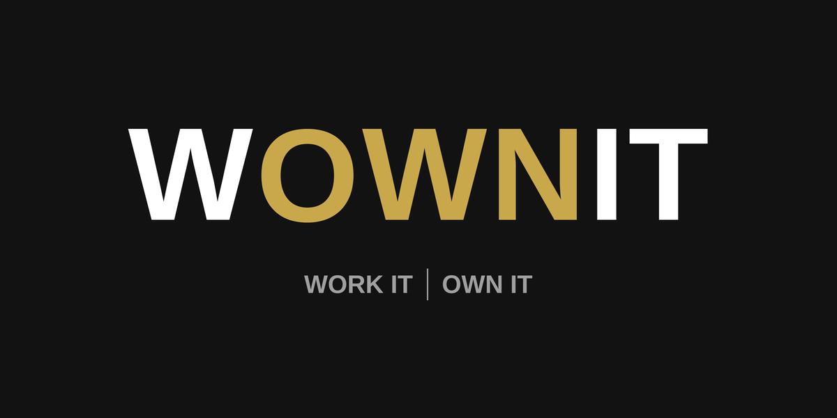 wOWNit — Work it. Own it.
